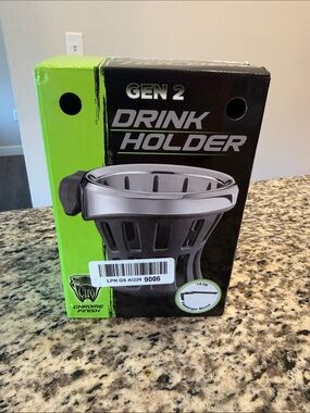 Ciro Big Ass Drink Holder | NIB | Passenger Mount w Chrome Finish 14’ to Current